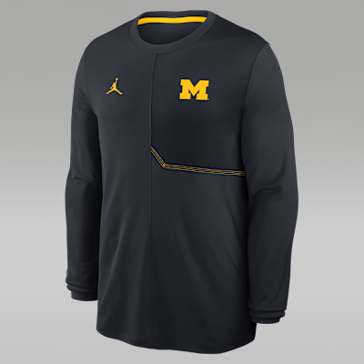 ミシガン大 Jordan ブランド Dri-fit ロング丈ジャケット M 新品 Michigan Sideline Coach Men's Jordan Brand Dri-FIT College Long